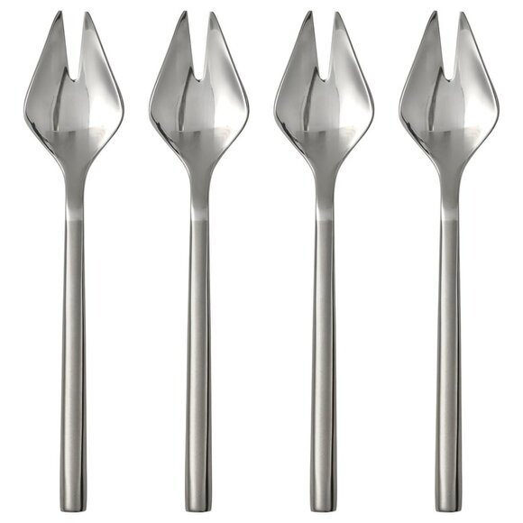 New IKEA FROJDA FRÖJDA Salad/dessert Fork Stainless Steel 4 Pack 5 ½" 205.814.46 - Picture 1 of 2